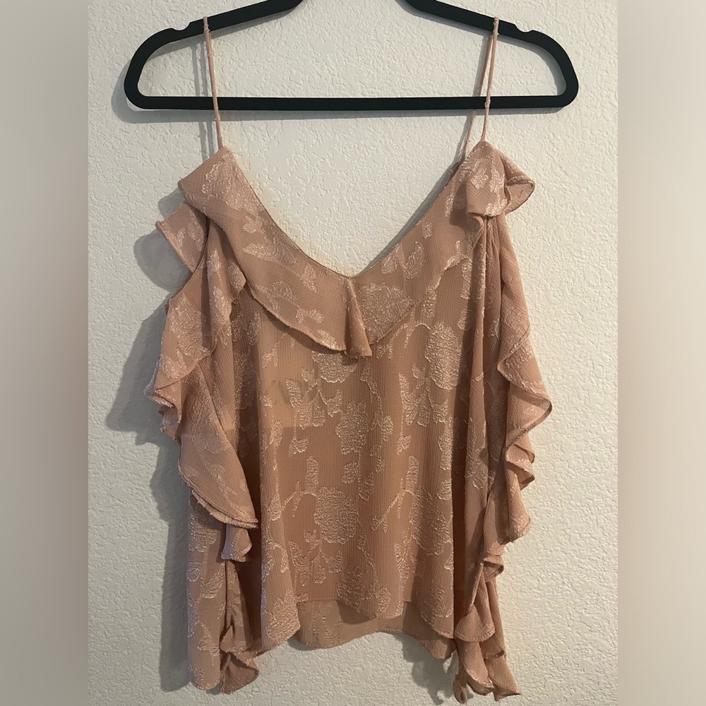 ZARA Flowy Ruffled Top - Picture 4 of 5